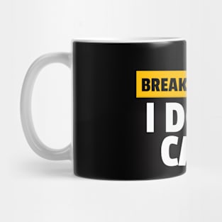 Breaking News Collection Mug